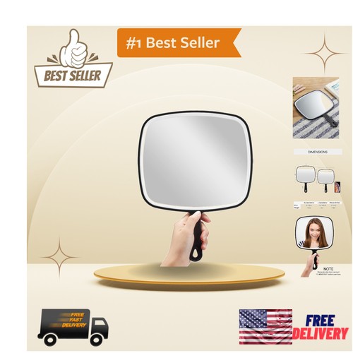 Elegant handheld mirror with - handheld,