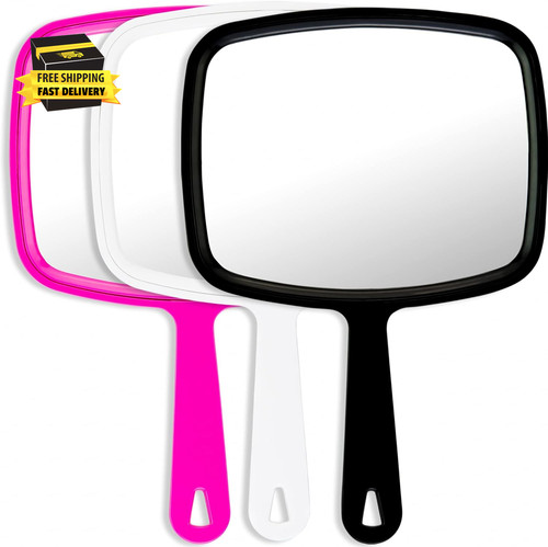 Large hand mirror - mirror, with
