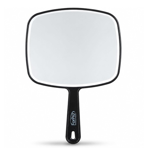 Hand held mirror - held, large